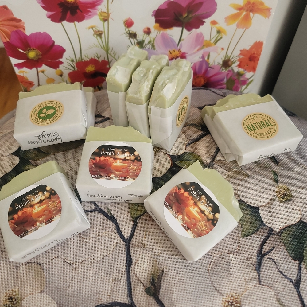 Pure Castile, Handcrafted — The Olive Oil Soap with lemongrass juice 4oz